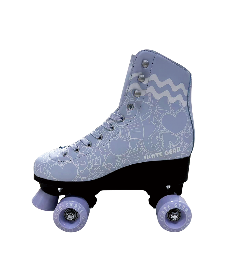Skate Gear Graphic Roller Skates with LED wheels