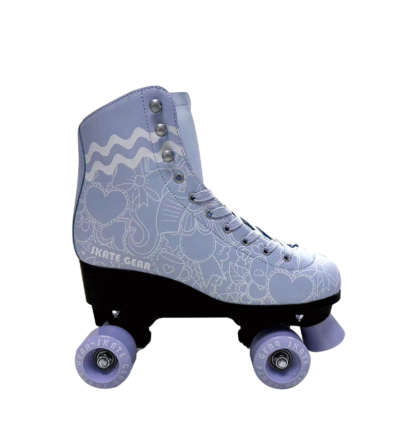 Skate Gear Graphic Roller Skates with LED wheels