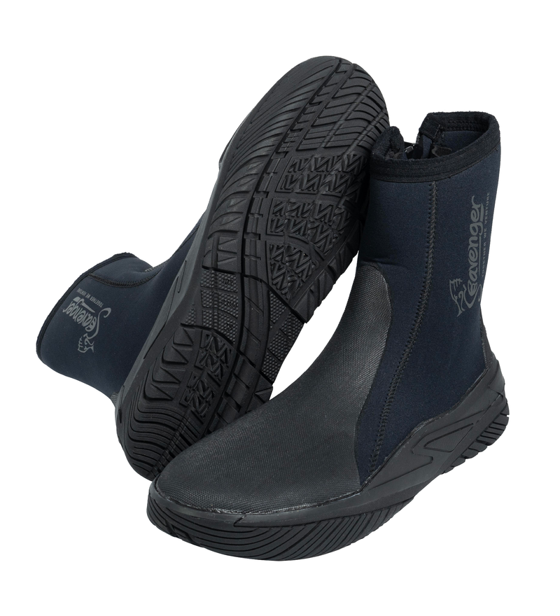 Seavenger Cayman High Top Water Bootie - Black