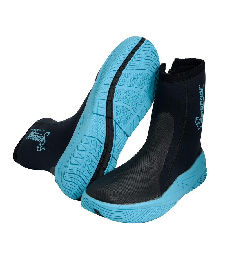 Seavenger Cayman High Top Water Bootie - Blue