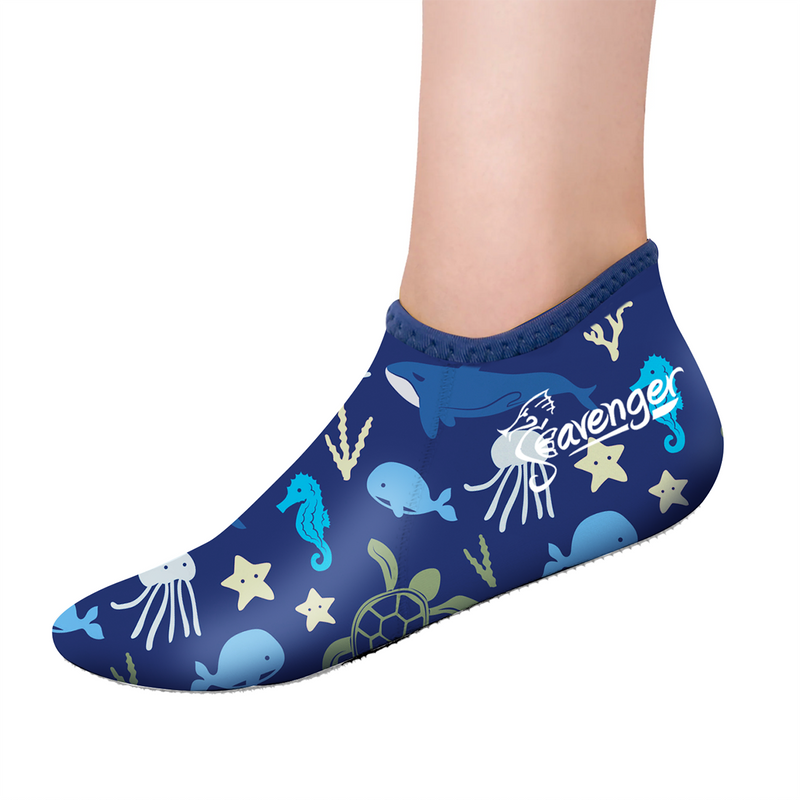 Seavenger Kids 3mm Neoprene Zephyr Socks - Paradise Navy