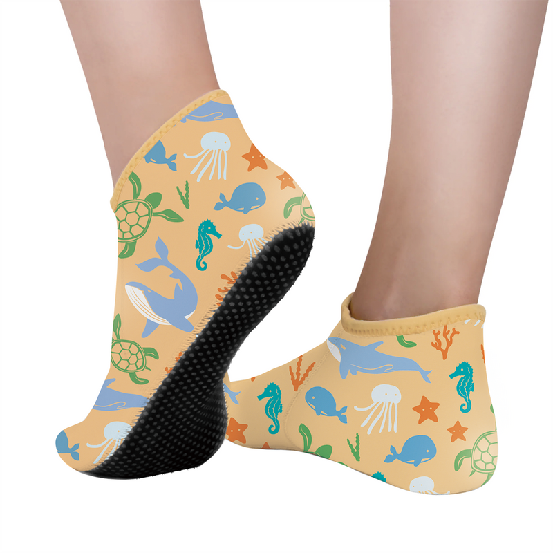 Seavenger Kids 3mm Neoprene Zephyr Socks - Paradise Orange