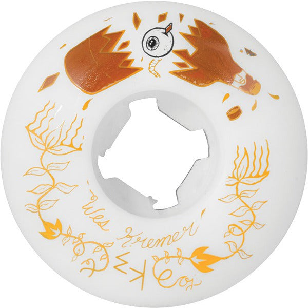 OJ 52mm Kremer Beer Trippin White Skateboard Wheels 4 Pack
