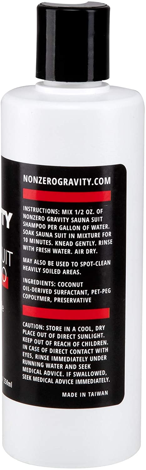 NonZero Gravity Neoprene Sauna Suit Shampoo