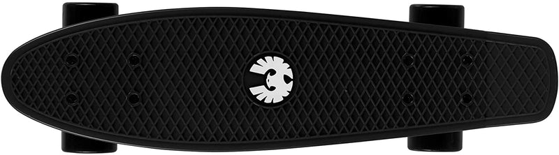 Rekon 22" Complete Mini Cruiser Plastic Skateboard (Black)