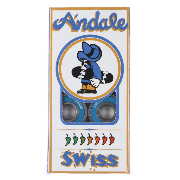Andale Swiss ABEC-7 Skateboard Bearings