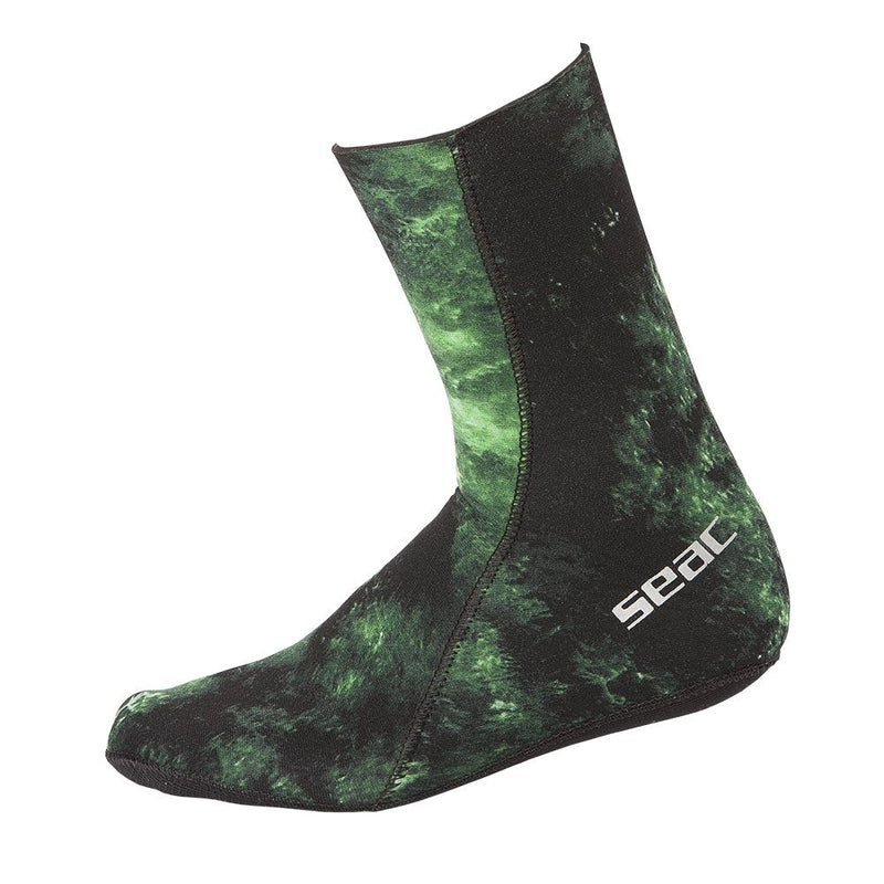 SEAC 3.5mm Anatomic Camo Sock with Traction Sole for Spearfishing