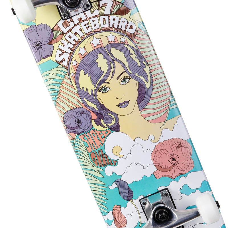 Cal 7 Complete Skateboard | 7.75 60’s Psychedelic