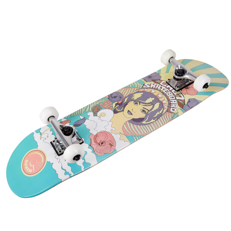 Cal 7 Complete Skateboard | 7.75 60’s Psychedelic