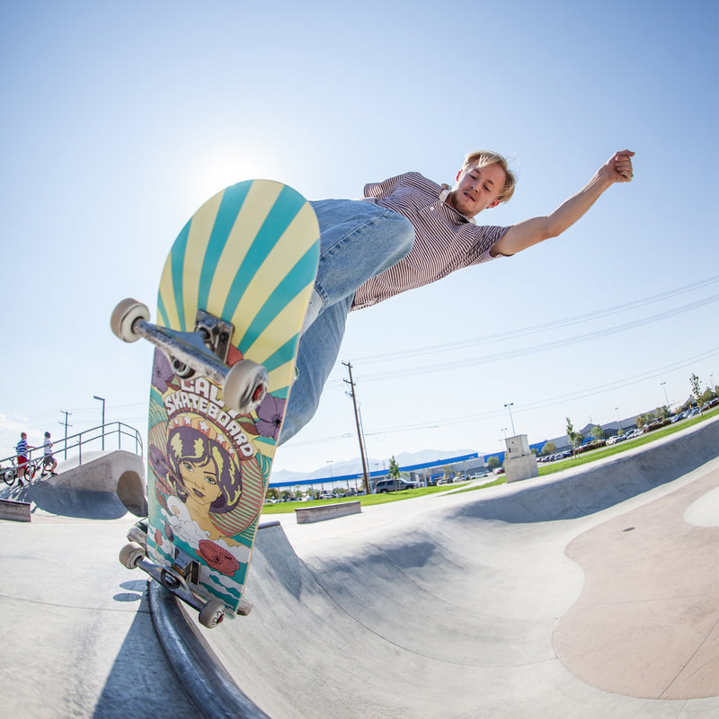 Cal 7 Complete Skateboard | 7.75 60’s Psychedelic