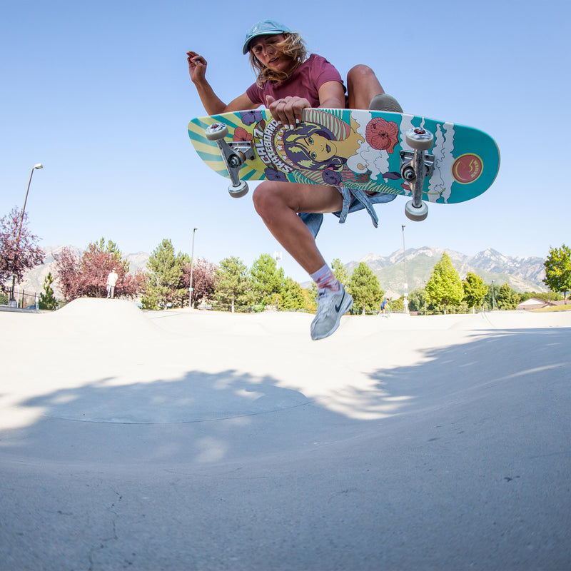 Cal 7 Complete Skateboard | 7.75 60’s Psychedelic