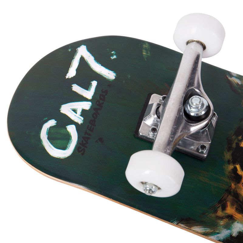 Cal 7 Complete Skateboard | 8.0 Fierce Leopard