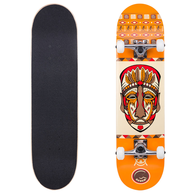 Cal 7 Complete Skateboard | African Tribal