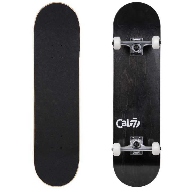 Cal 7 Midnight Complete 7.5/7.75/8-Inch Skateboard with Camouflage Design and White Cal 7 Logo