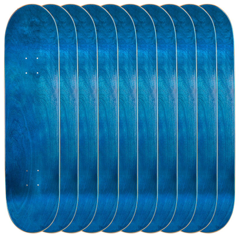 Pack of 10 Blank Skateboard Decks | 7.75, 8.0, 8.25, 8.5