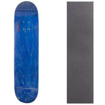 Blank Industrial Canadian Maple Deck with Griptape - Blue