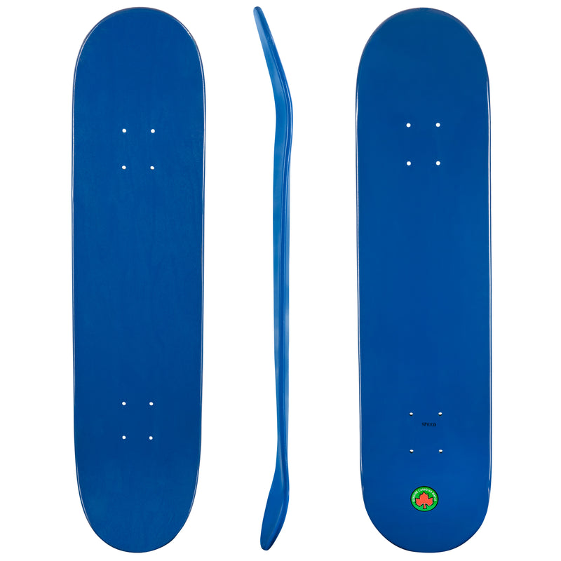 Blank Speed Canadian Maple Deck - Blue