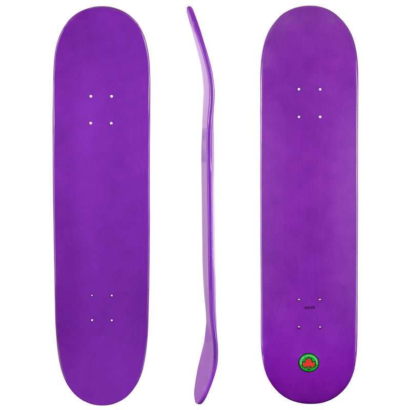 Blank Speed Canadian Maple Deck - Purple