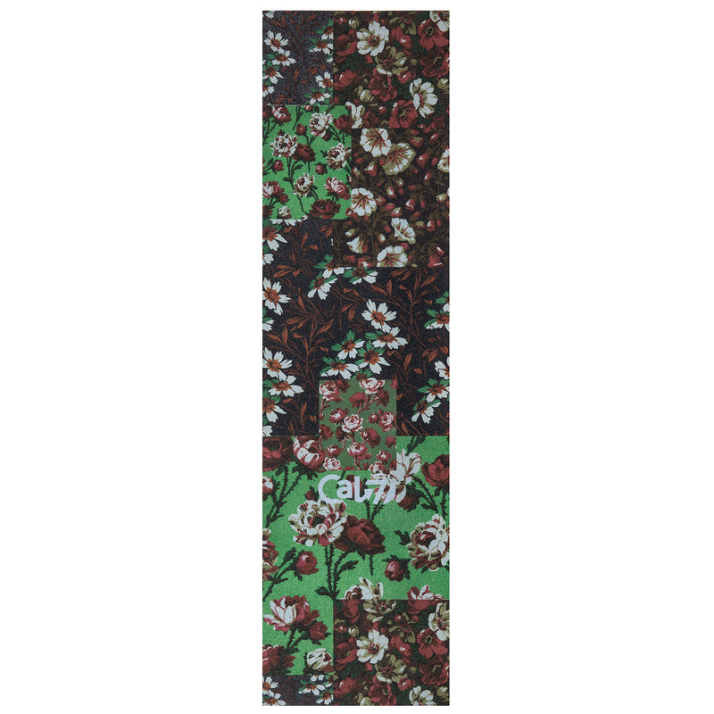 Cal 7 skateboard griptape with patch flowers design
