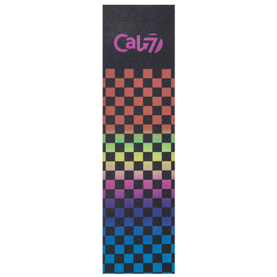 Cal 7 Rainbow Checkerboard Skateboard Griptape