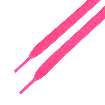 c7skates hot pink roller skate laces 80-inch ¾ inch TETORON™ Polyester flat lay