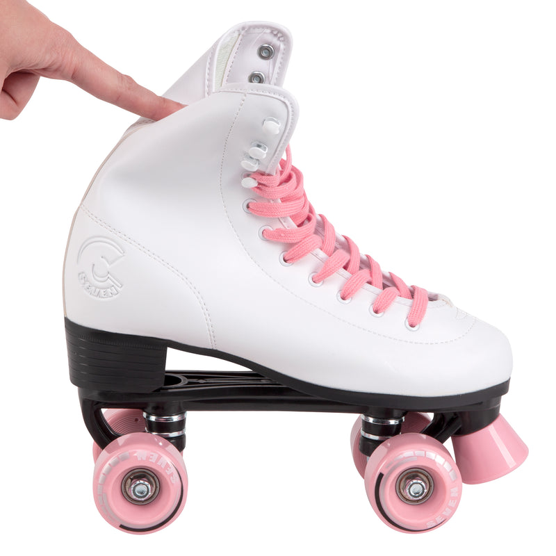 c7skates candy pink quad roller skates for outdoor use