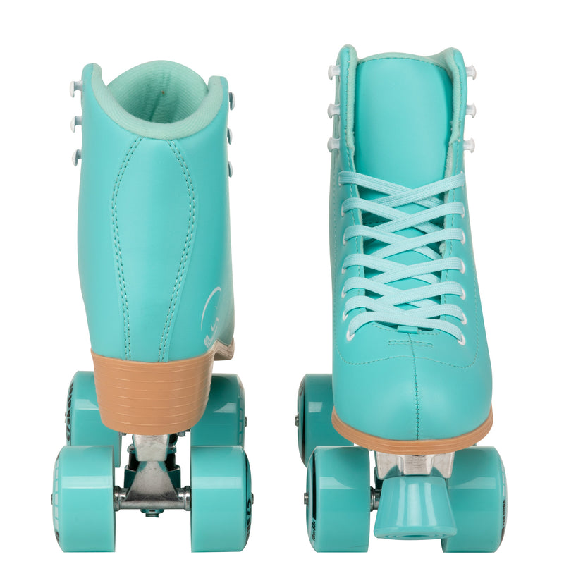 turquoise roller skates