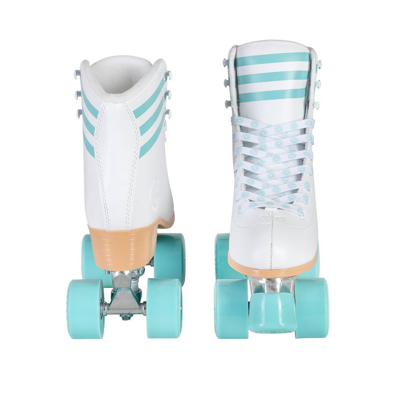 Blue Daisy Quad Skates
