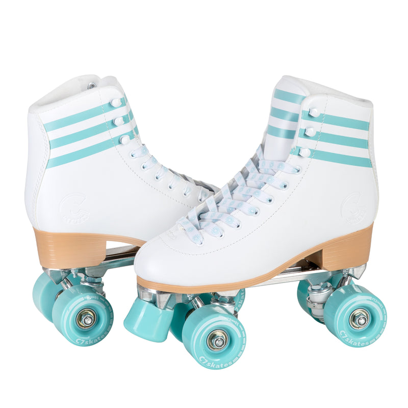 Blue Daisy Quad Skates