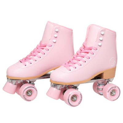 C7skates C7 Cherry Blossom soft pink quad roller skates for women girls men with outdoor 58mm wheels