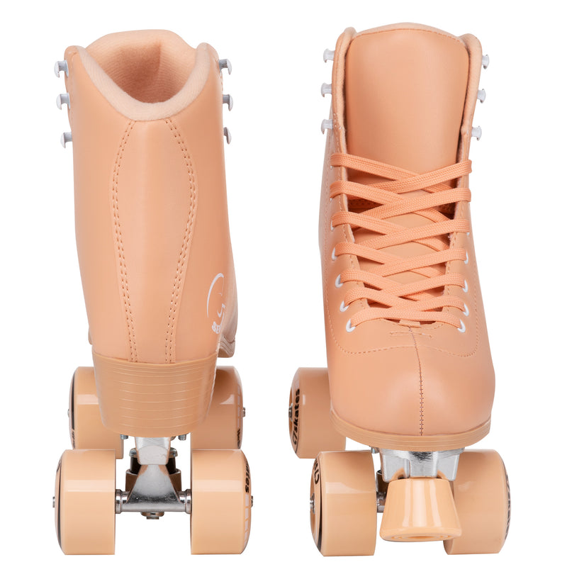 peach quad roller skates for women