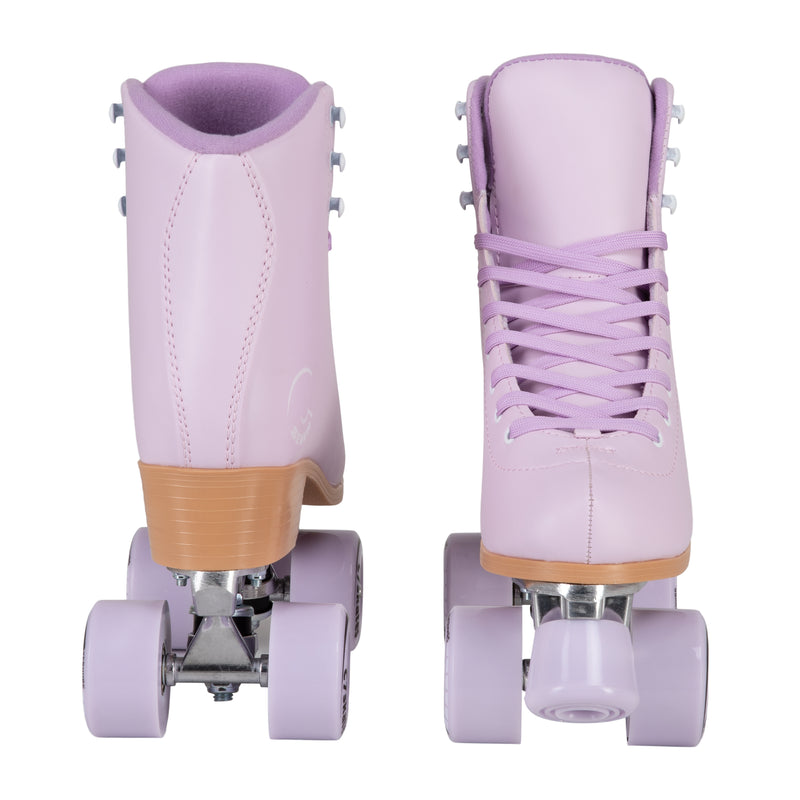 C7skates C7 Sugarplum pastel purple lilac lavender boot quad roller skates for women girls men with outdoor 58mm wheels