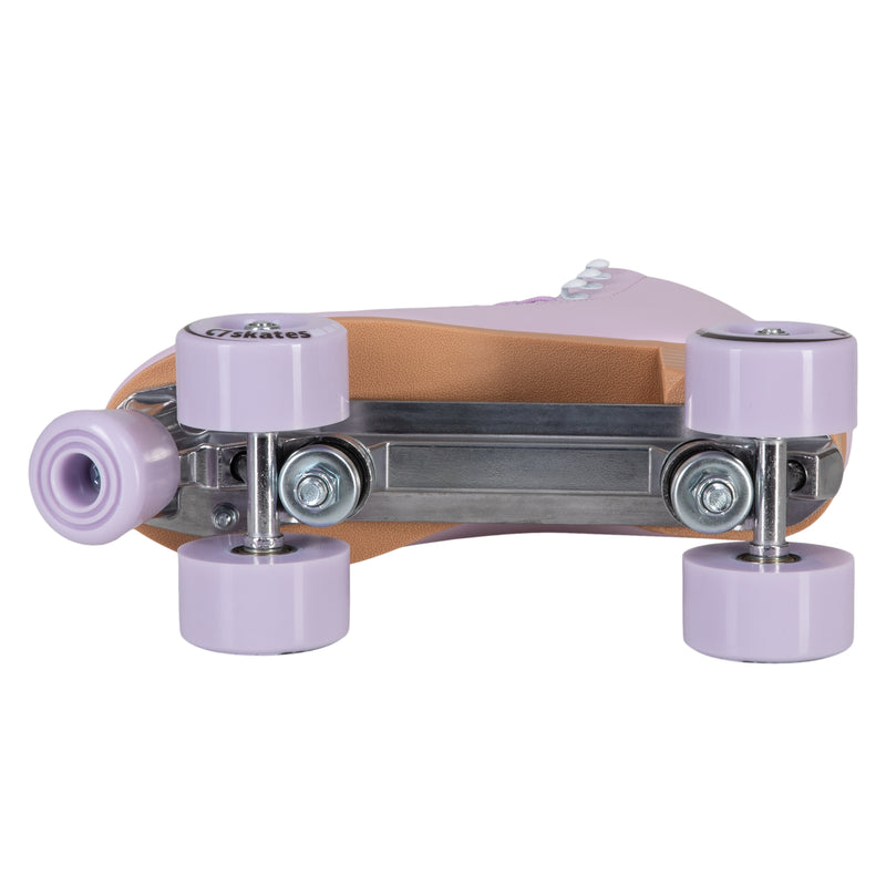 C7skates C7 Sugarplum pastel purple lilac lavender boot quad roller skates for women girls men with outdoor 58mm wheels