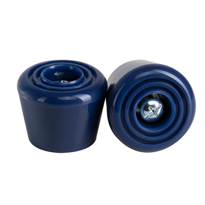 Blossom dark blue C7skates roller skate stoppers made from durable polyurethane PU82A dimensions are 47 by 35 mm