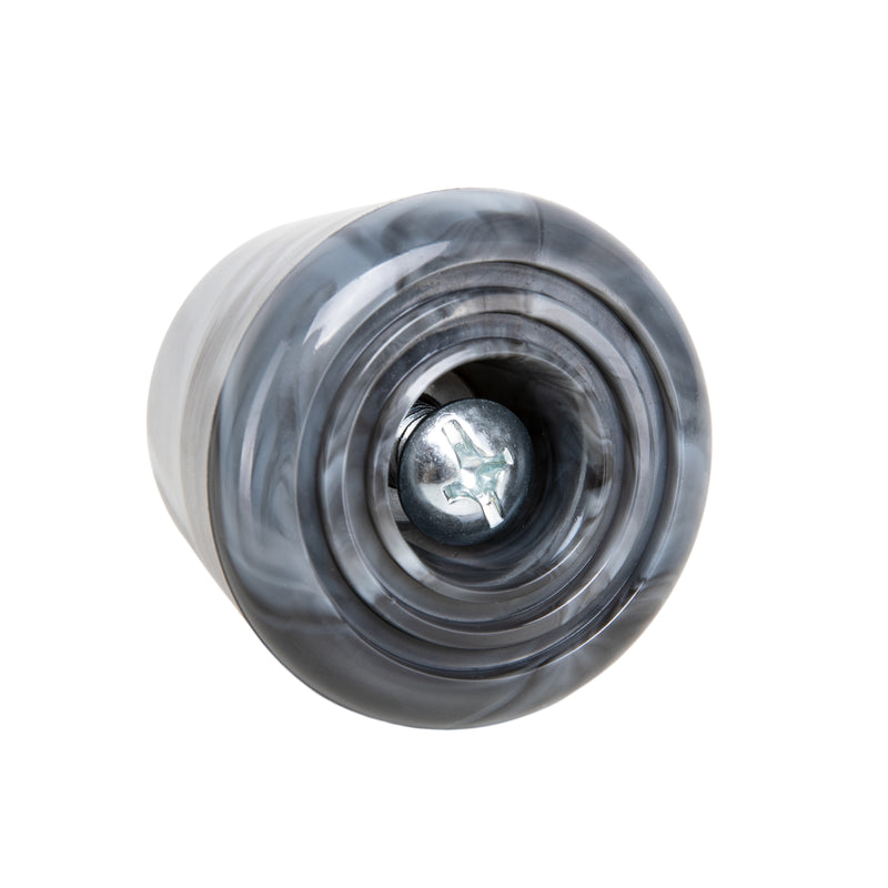 Farrah black and white marble roller skate stoppers made from durable polyurethane PU82A and measure 47x35mm.