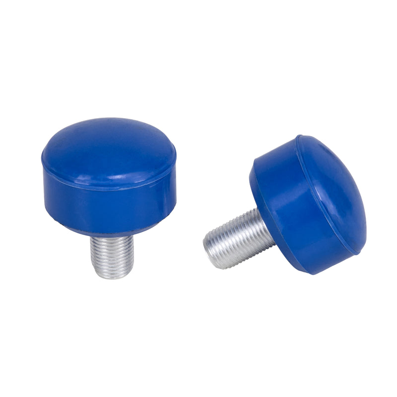Dark Blue Adjustable C7 roller skate stoppers as seen on Midsummer’s Eve: 47x35 mm size and made from rubber. 