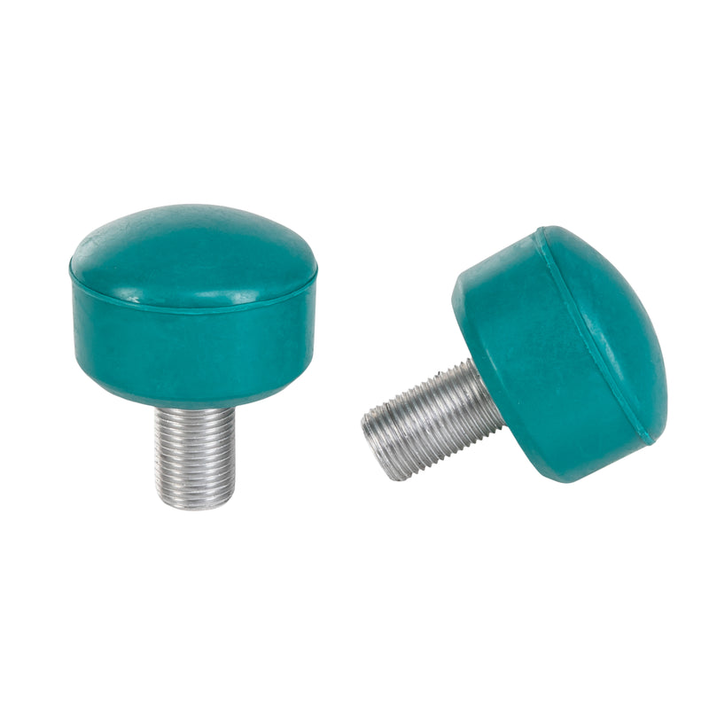 Dark Green Adjustable C7 roller skate stoppers as seen on Enchanted Forest: 47x35 mm size and made from rubber.