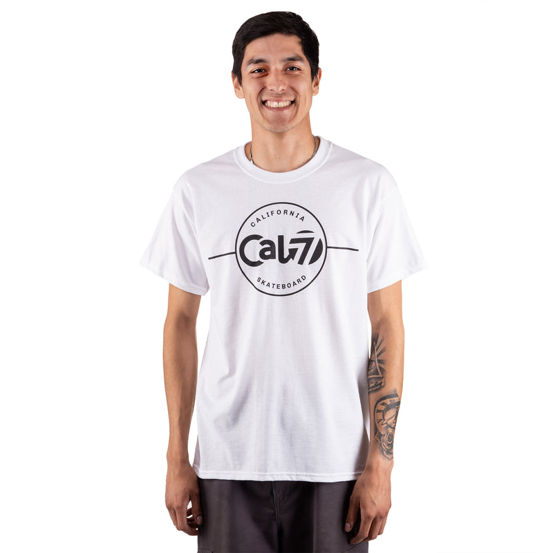 Short-Sleeve Acid Tee | White