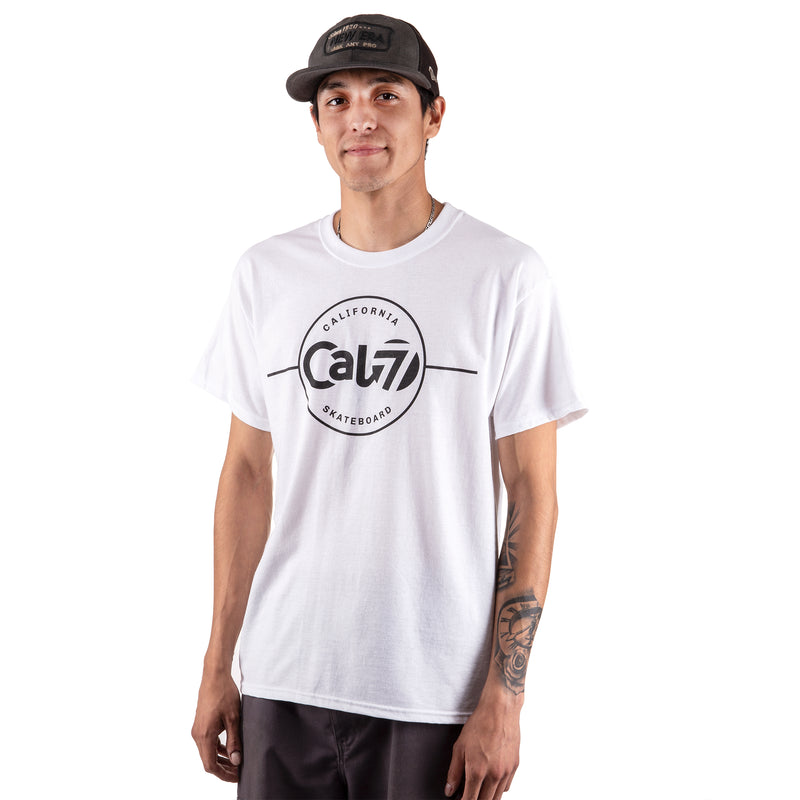 Short-Sleeve Acid Tee | White