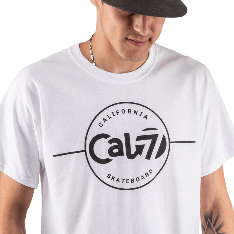 Short-Sleeve Acid Tee | White