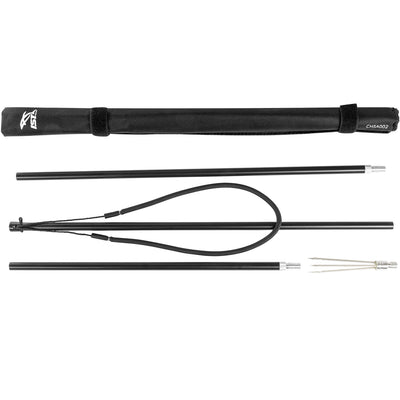 IST CHSA002 Aluminum 3 Segment Pole Spear with 3-Prong Paralyzer Tip