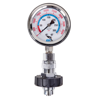 IST Premium DIN Tank Pressure Checker With Gauge