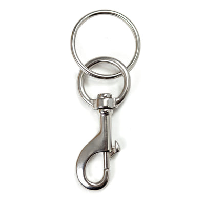 XS SCUBA 4.75 Inch Stainless Steel Swivel Bolt Snap With 1.75 Ring