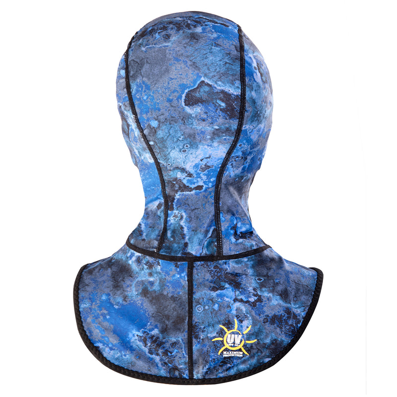 IST Spandex Diving Hood, Wetsuit Cap Head Cover with Bib & Anti Chafe Seams for Scuba Divers