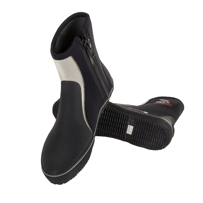 IST 5mm Titanium / Spandex Lined Diving Boots with Vulcanized Rubber Sole