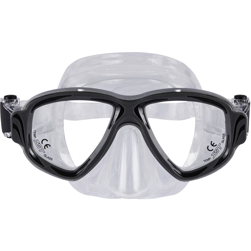 IST Synthesis 2 Window Aluminum Frame Scuba Dive Snorkeling Mask