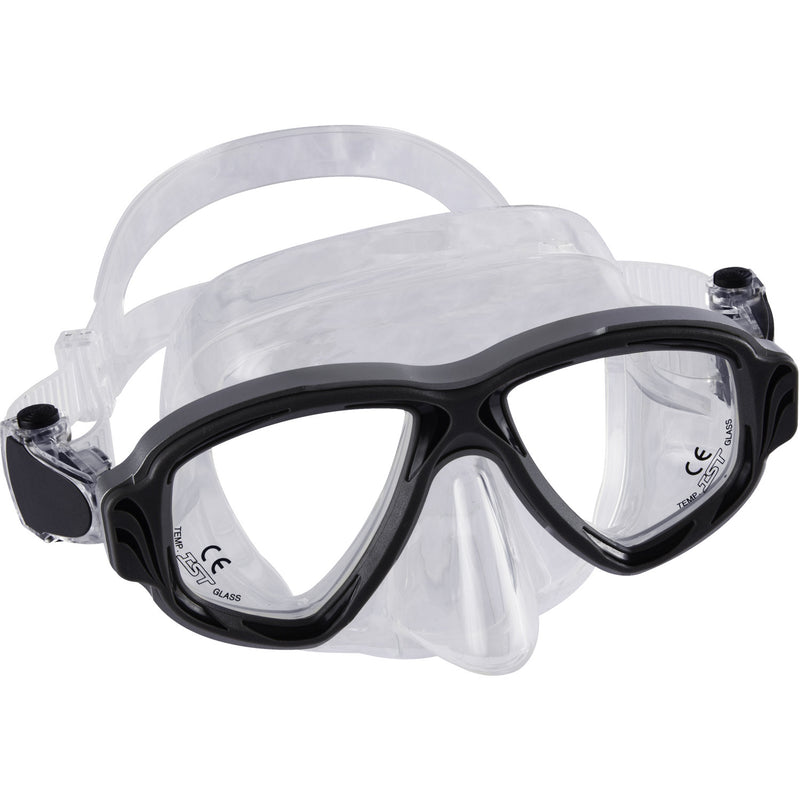IST Synthesis 2 Window Aluminum Frame Scuba Dive Snorkeling Mask