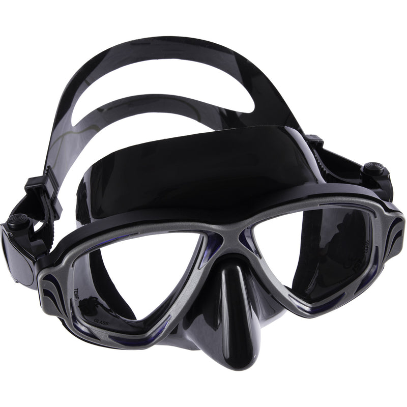 IST Synthesis 2 Window Aluminum Frame Scuba Dive Snorkeling Mask