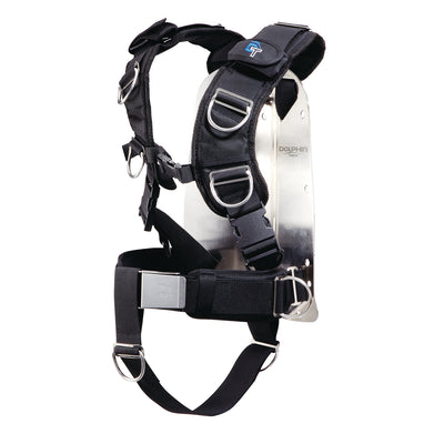 IST Dolphin Tech Deluxe Dive Harness with Aluminum Backplate