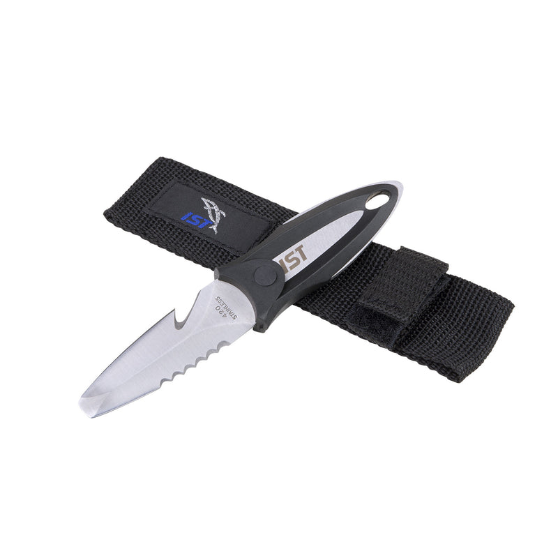 IST Compact Stainless Steel Dual Edge Dive Knife